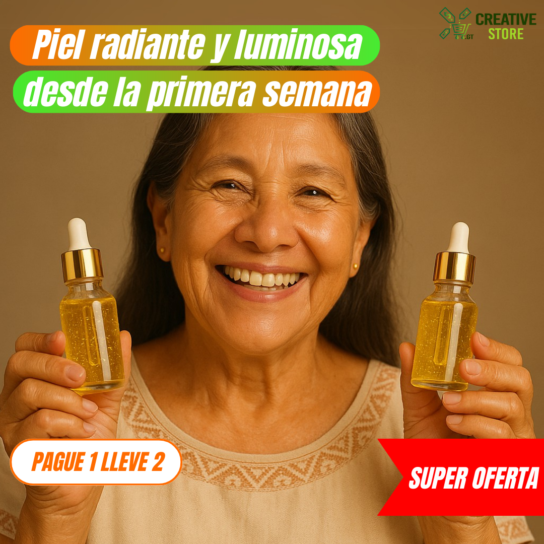 ✨ Lleva 2 Serum Antiarrugas Piel de Oro y Obtén REGALOS EXCLUSIVOS + ENVÍO GRATIS